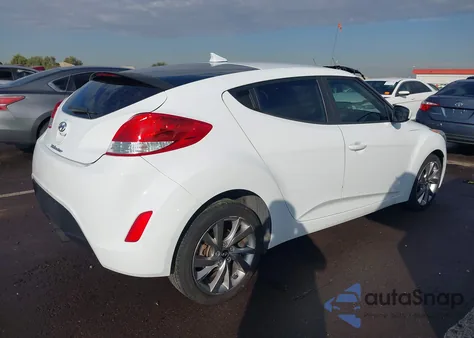 2017 Hyundai Veloster from USA, damaged, VIN KMHTC6AD4HU314811